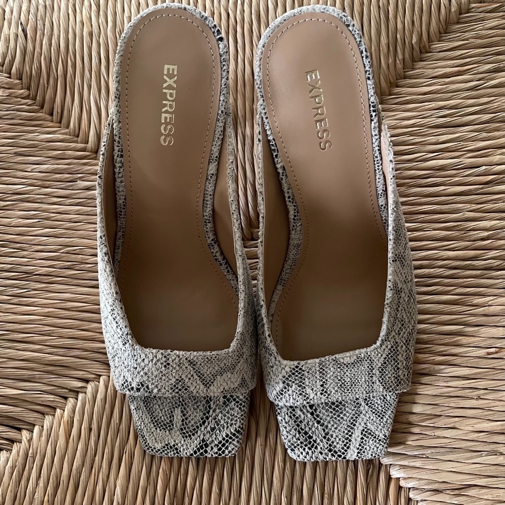 Express Open Toe Heel